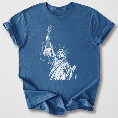 Lady Liberty Guitar T-Shirt