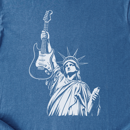 Lady Liberty Guitar T-Shirt