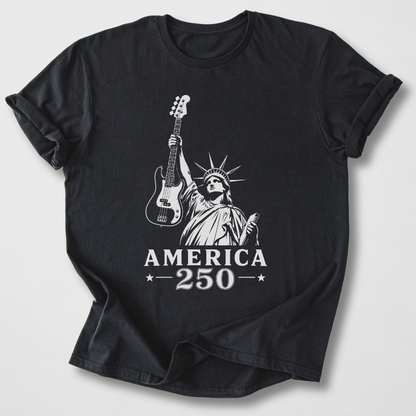 Lady Liberty 250 Bass T-Shirt