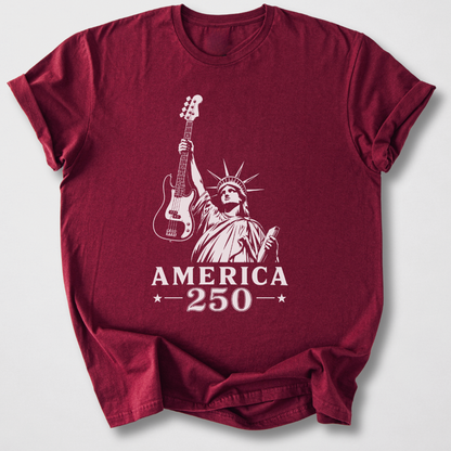 Lady Liberty 250 Bass T-Shirt
