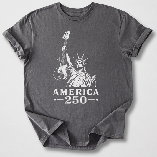 Lady Liberty 250 Bass T-Shirt