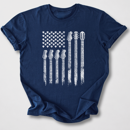 Vintage Guitar Flag T-Shirt