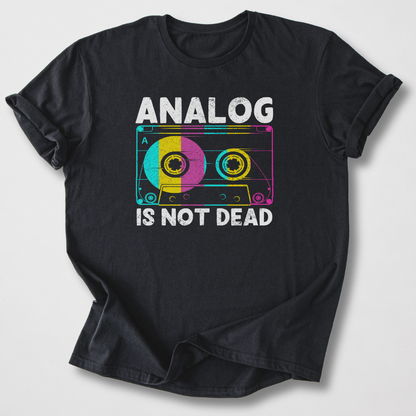 Analog Is Not Dead Cassette Retro T-Shirt