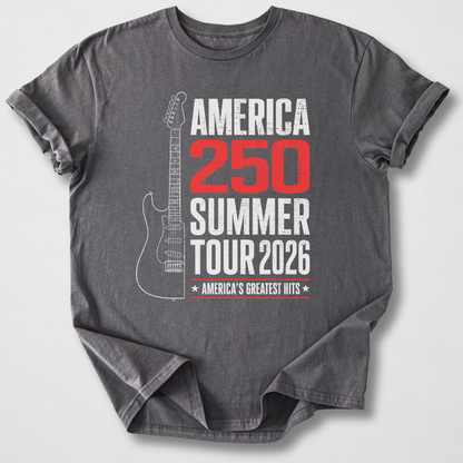 America 250 Summer Tour 2026 Guitar T-Shirt