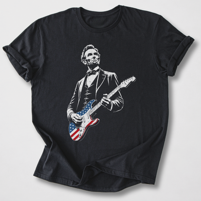 Stars Stripes And Solos Guitar T-Shirt