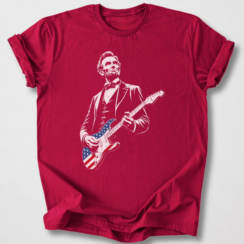 Stars Stripes And Solos Guitar T-Shirt