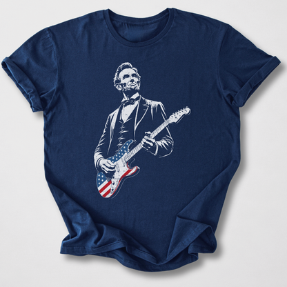 Stars Stripes And Solos Guitar T-Shirt