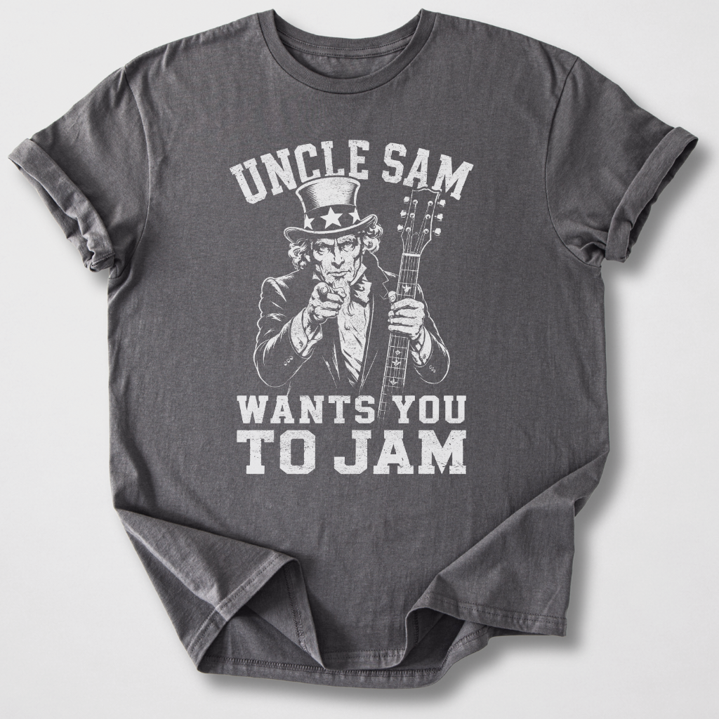 Uncle Sam Wants You To Jam Guitar T-Shirt