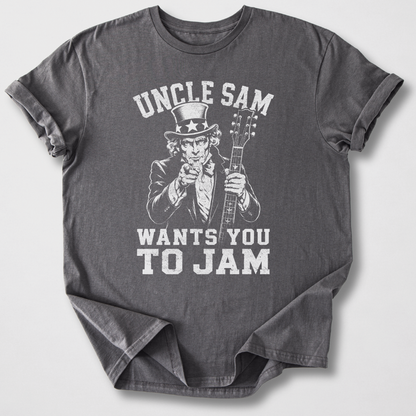 Uncle Sam Wants You To Jam Guitar T-Shirt
