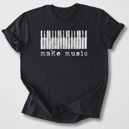 Make Music Piano T-Shirt