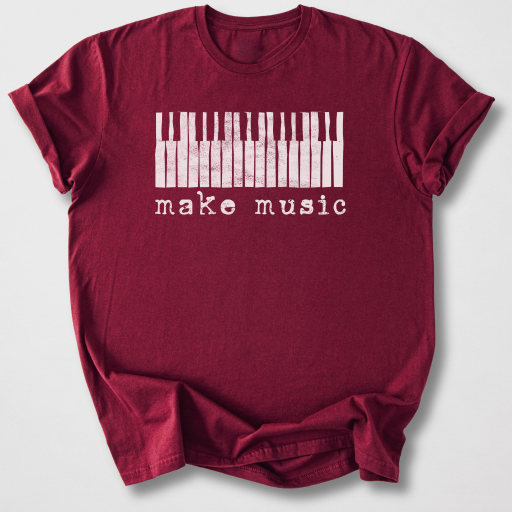 Make Music Piano T-Shirt