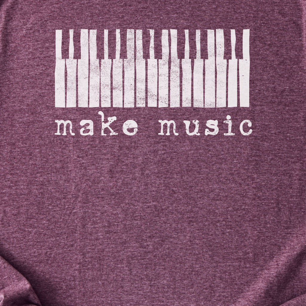 Make Music Piano T-Shirt