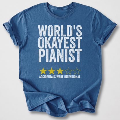 World's Okayest Pianist T-Shirt