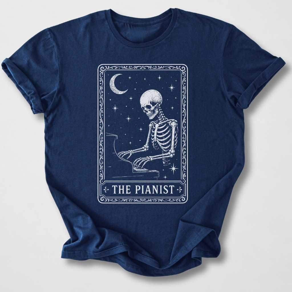 The Pianist Tarot Card T-Shirt