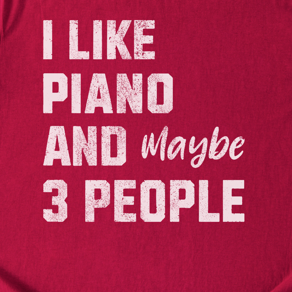 I Like Piano T-Shirt