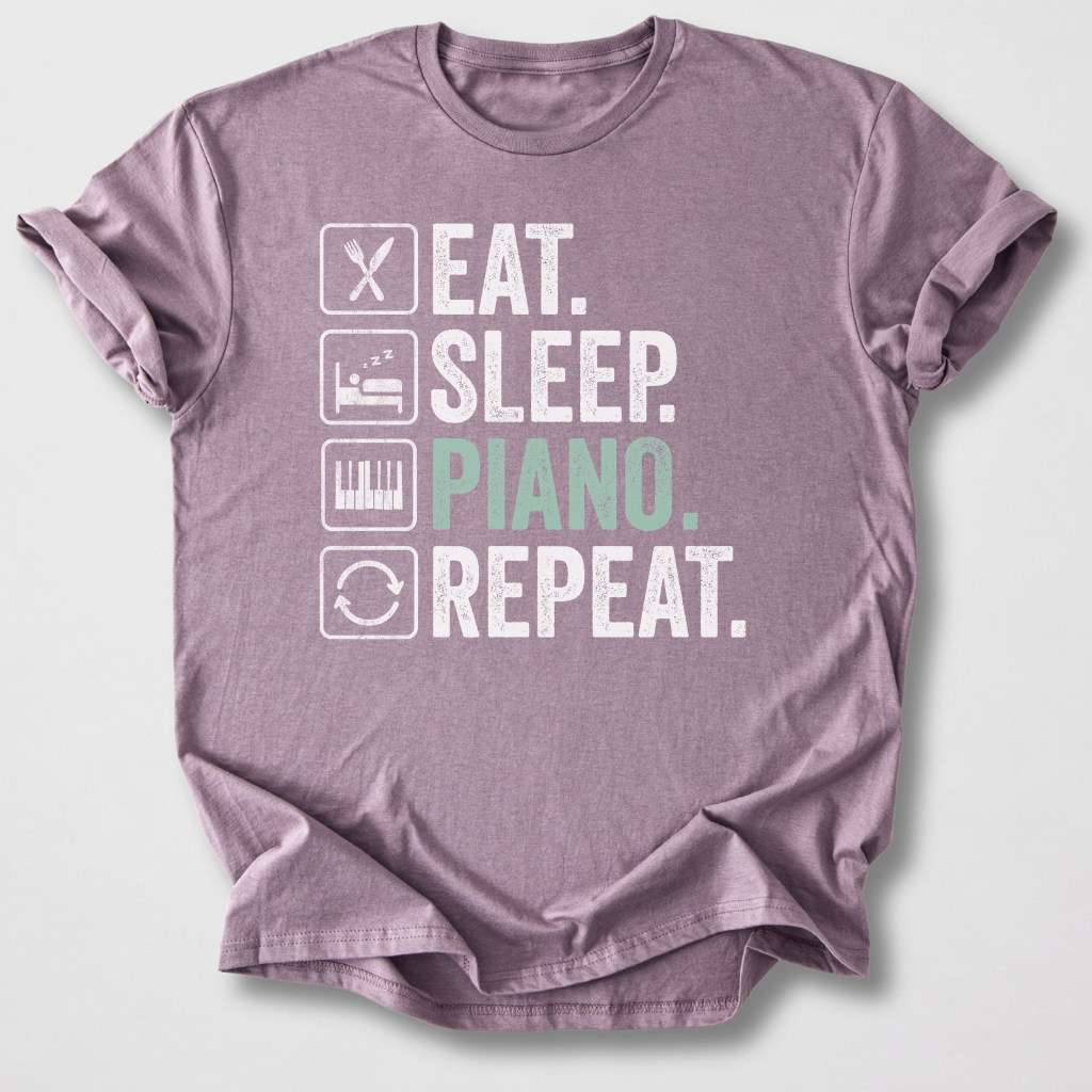 Eat Sleep Piano Repeat T-Shirt
