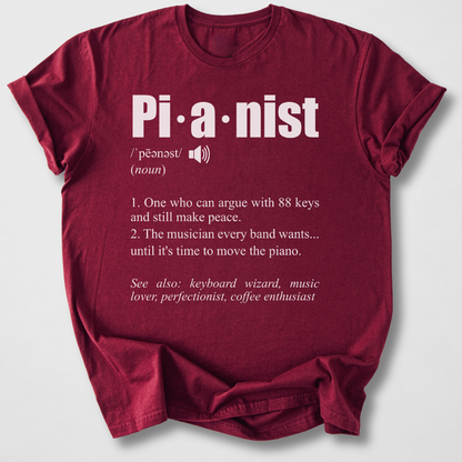 Pianist Definition T-Shirt