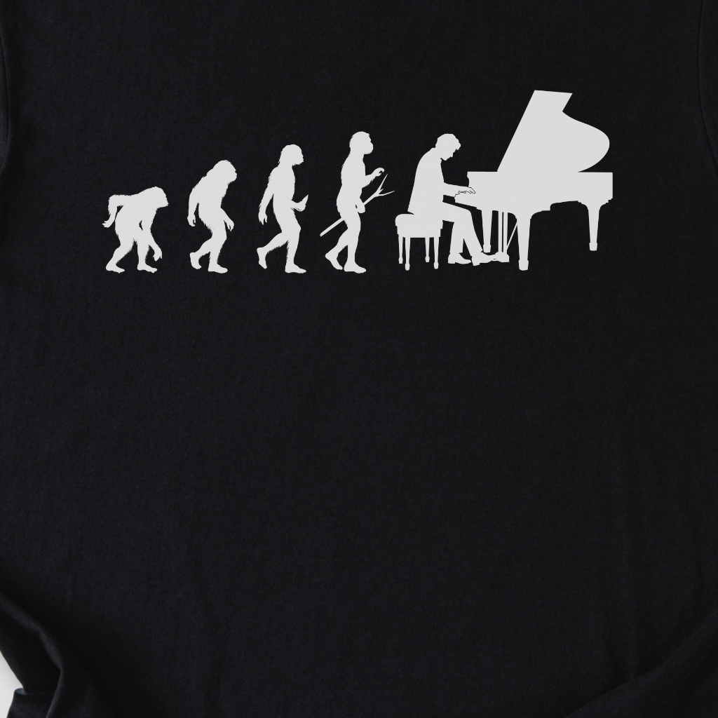 Piano Player Evolution T-Shirt