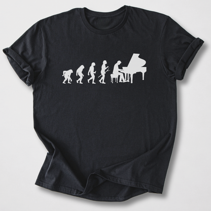 Piano Player Evolution T-Shirt