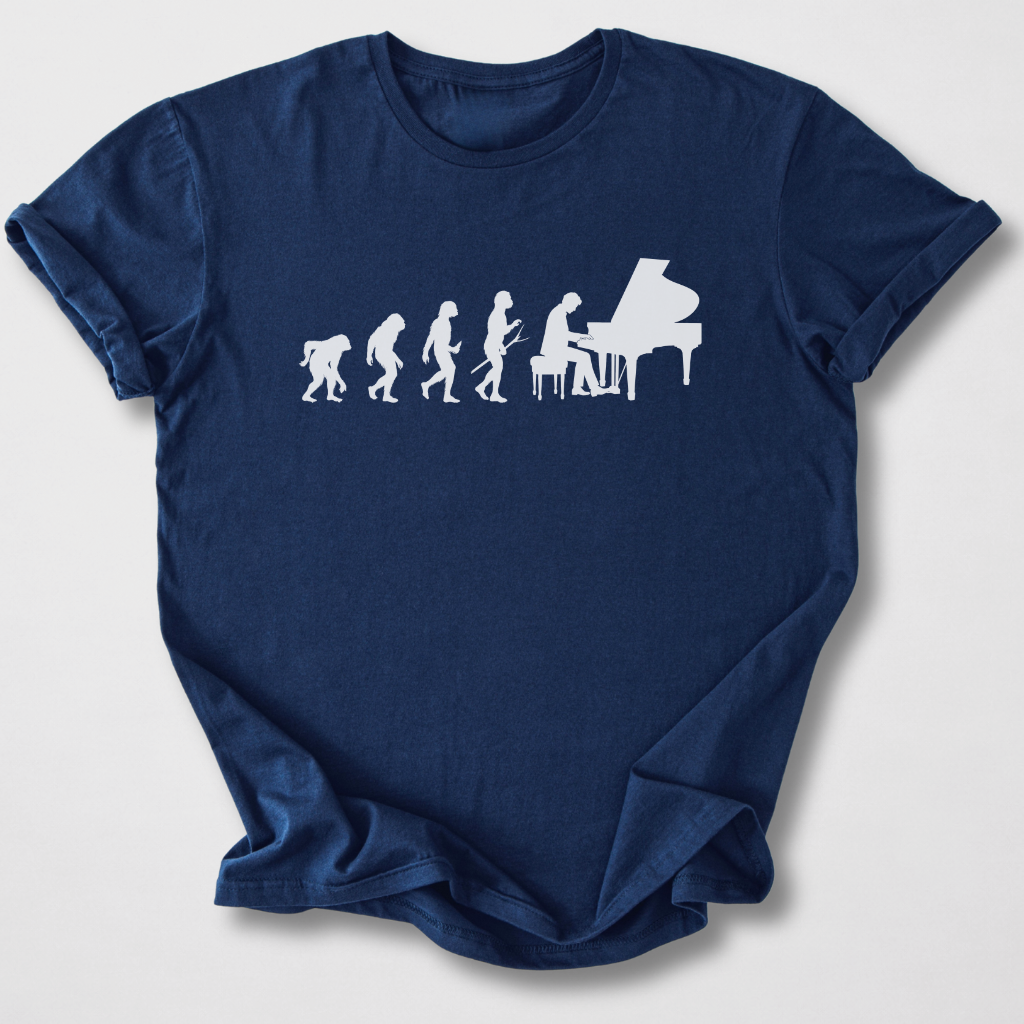 Piano Player Evolution T-Shirt