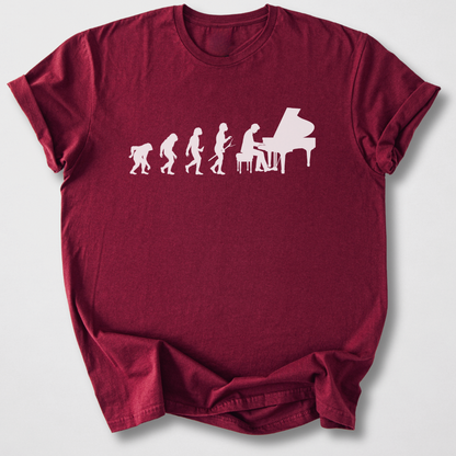 Piano Player Evolution T-Shirt