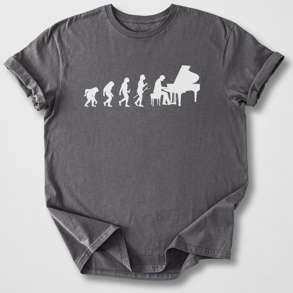 Piano Player Evolution T-Shirt