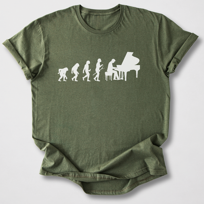 Piano Player Evolution T-Shirt
