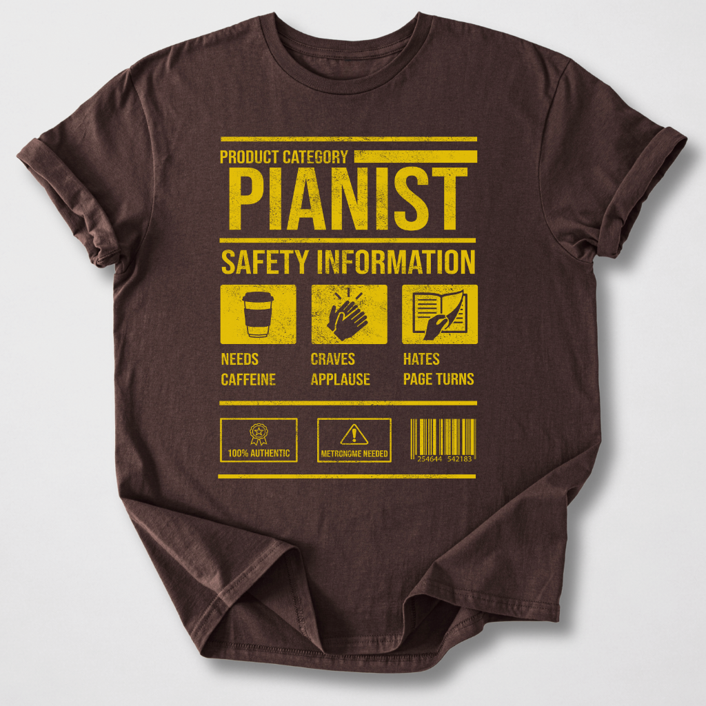 Pianist Safety T-Shirt