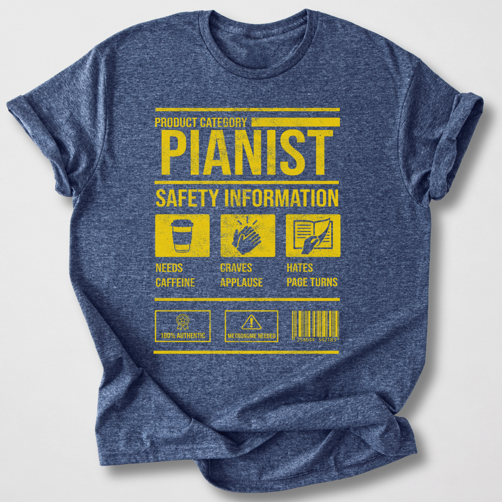 Pianist Safety T-Shirt