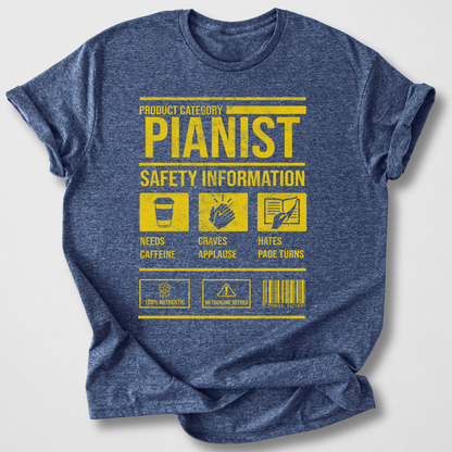 Pianist Safety T-Shirt