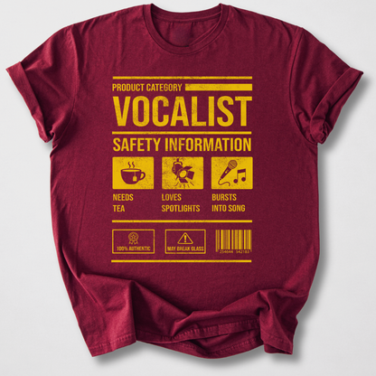 Vocalist Safety T-Shirt