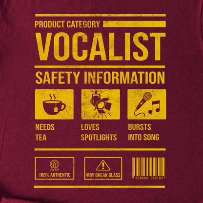 Vocalist Safety T-Shirt