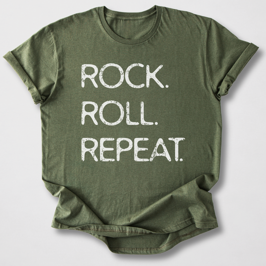 Rock. Roll. Repeat. T-Shirt