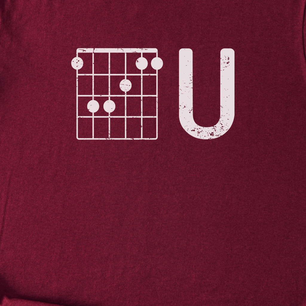 F Chord U Guitar T-Shirt