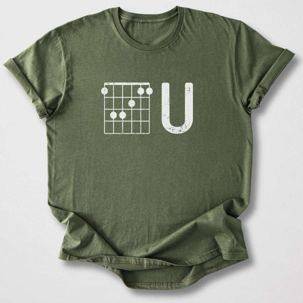 F Chord U Guitar T-Shirt