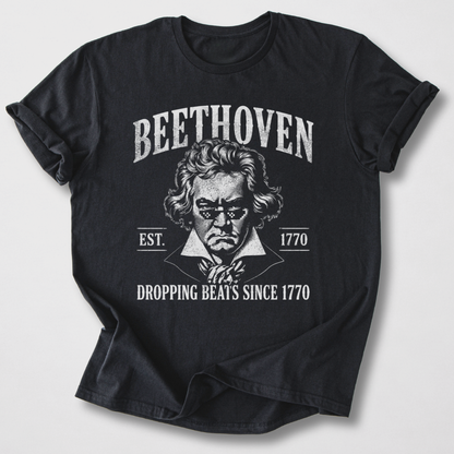 Beethoven Dropping Beats T-Shirt