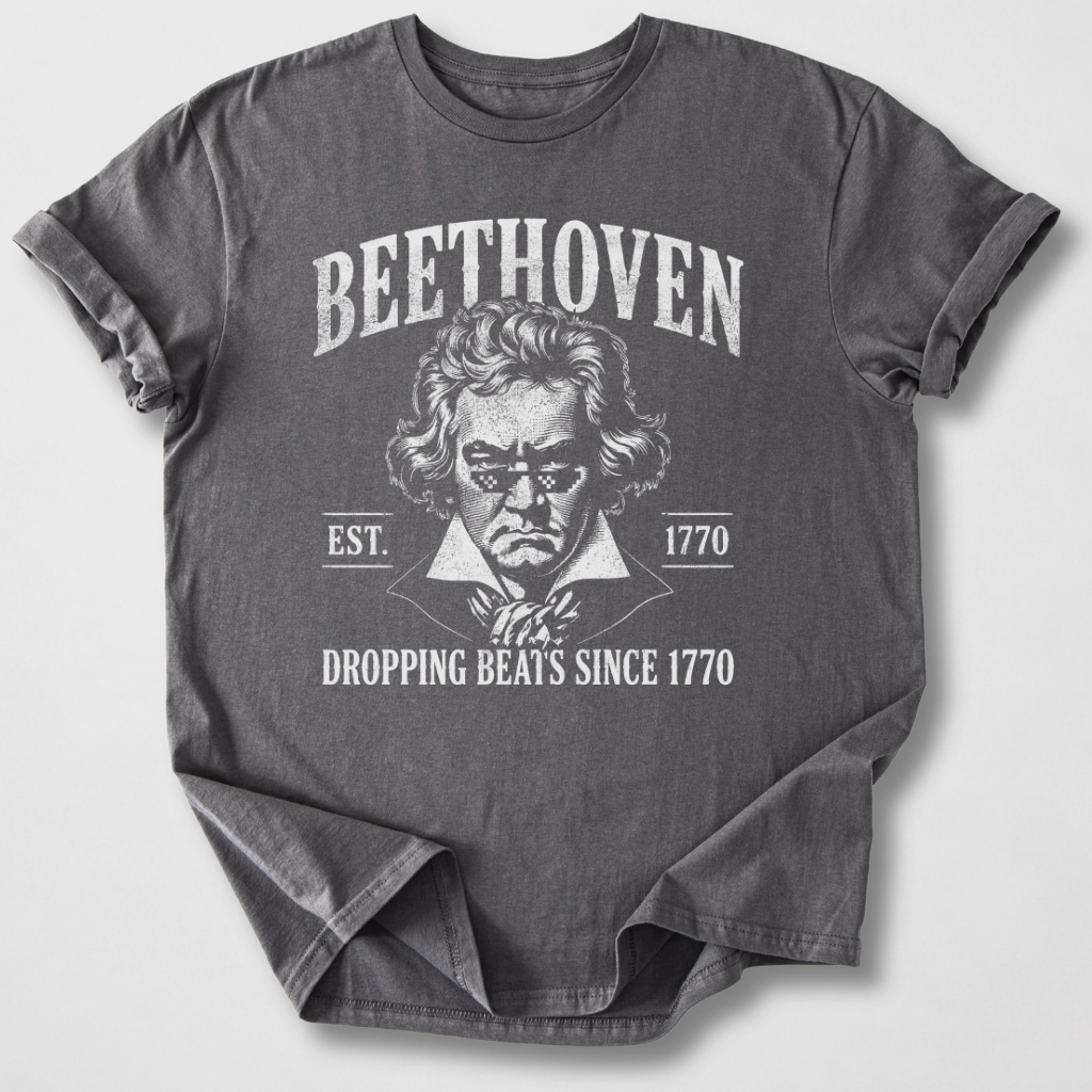 Beethoven Dropping Beats T-Shirt