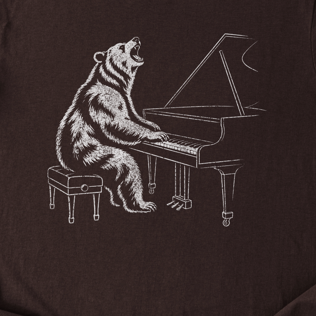 Piano Bear T-Shirt