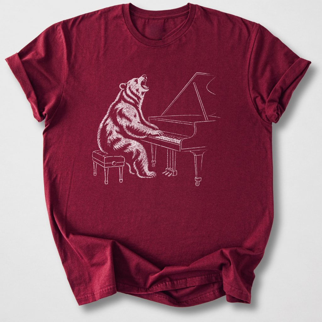 Piano Bear T-Shirt