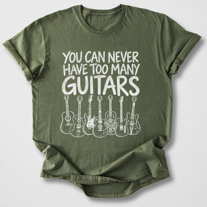 Never Too Many Guitars T-Shirt