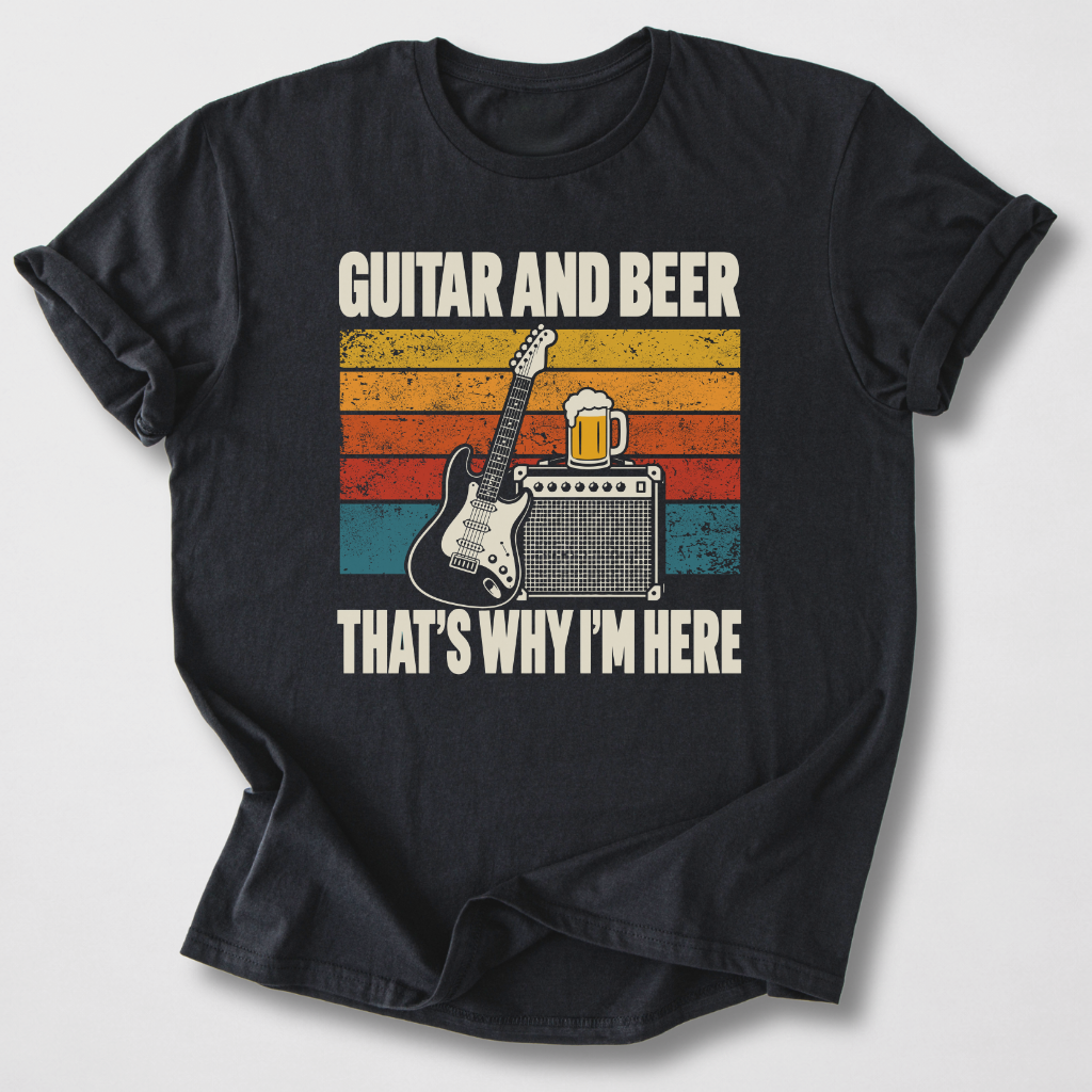 Why I'm Here Guitar T-Shirt