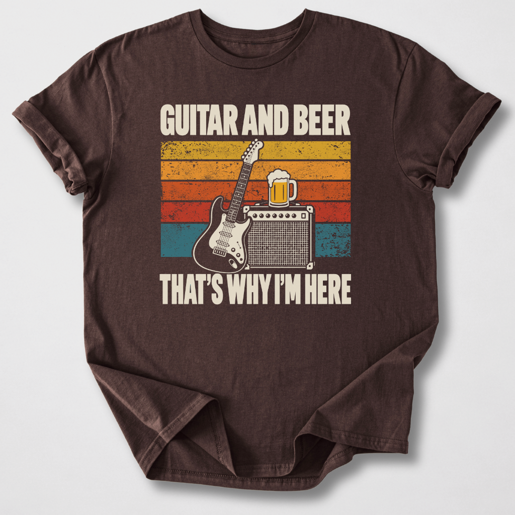 Why I'm Here Guitar T-Shirt