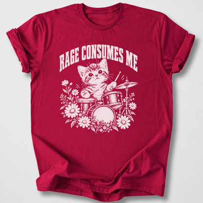 Rage Consumes Me Drum T-Shirt