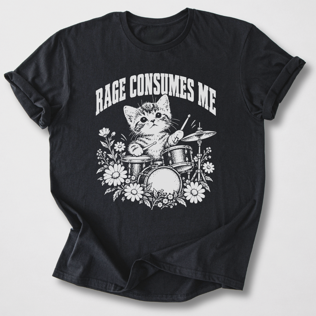 Rage Consumes Me Drum T-Shirt