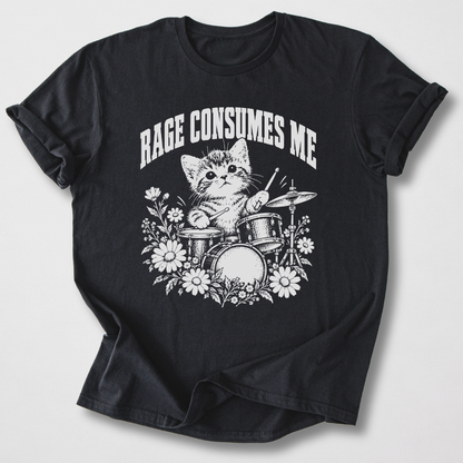 Rage Consumes Me Drum T-Shirt