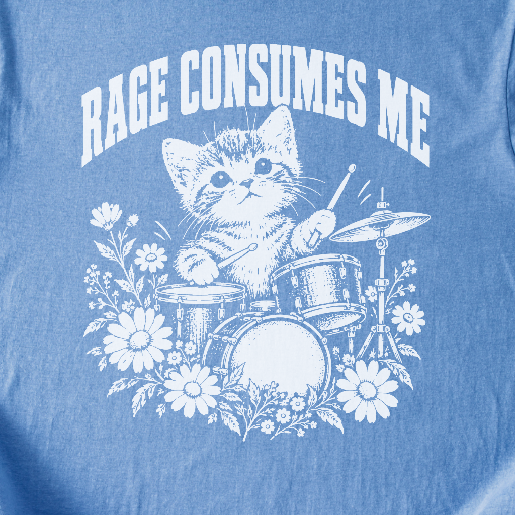 Rage Consumes Me Drum T-Shirt