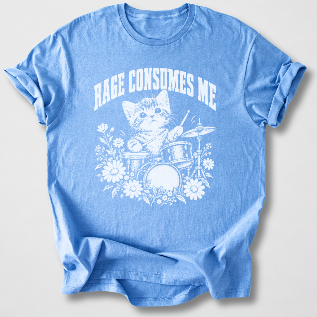 Rage Consumes Me Drum T-Shirt