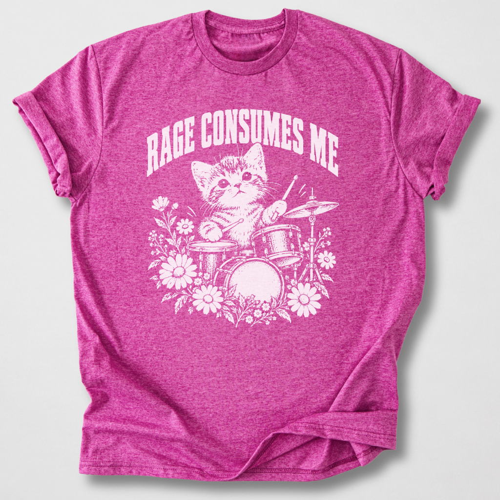Rage Consumes Me Drum T-Shirt