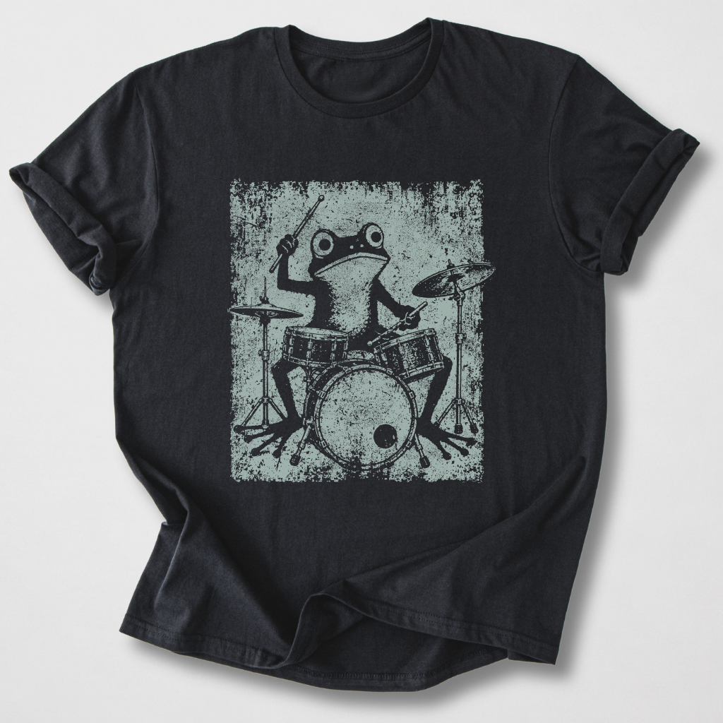 Frog Beats Drum T-Shirt