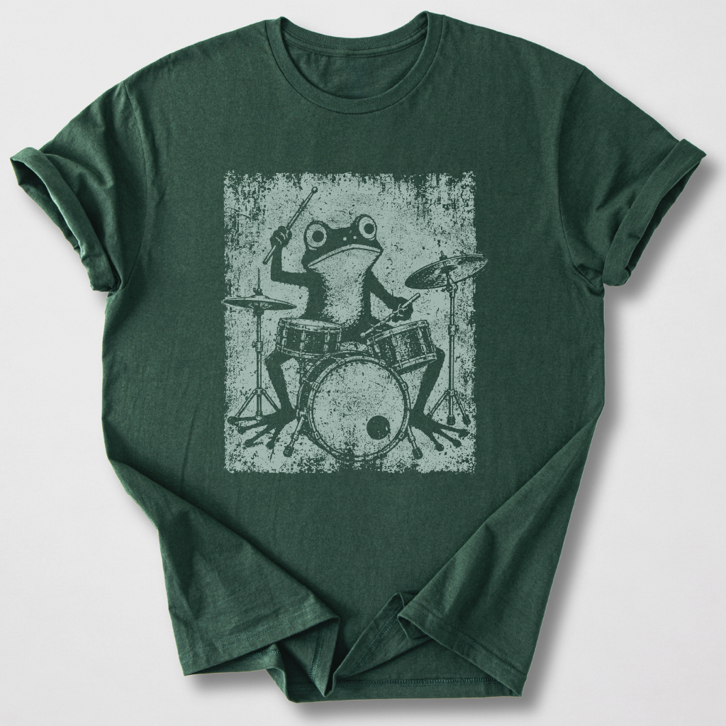 Frog Beats Drum T-Shirt